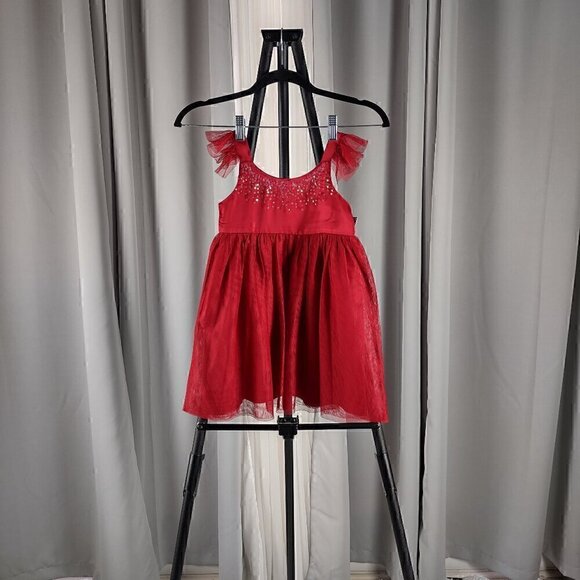 Cat & Jack Other - Cat & Jack Little Girls Sleeveless Ruffled Straps Formal Dress Size XS 4-5 (NWT)